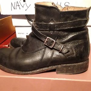 Frye cross trap ankle boots